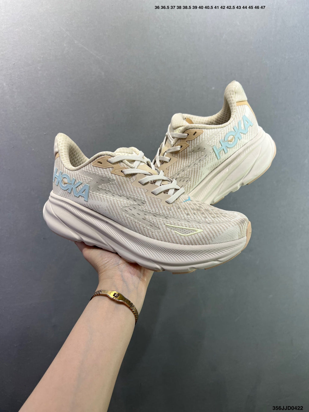 HOKA ONE ONE Clifton 9 Road Running Shoes-356JJD0422 -5