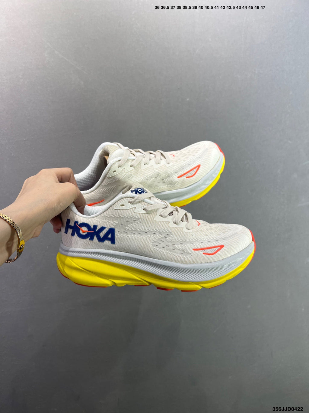 HOKA ONE ONE Clifton 9 Road Running Shoes-356JJD0422 -9