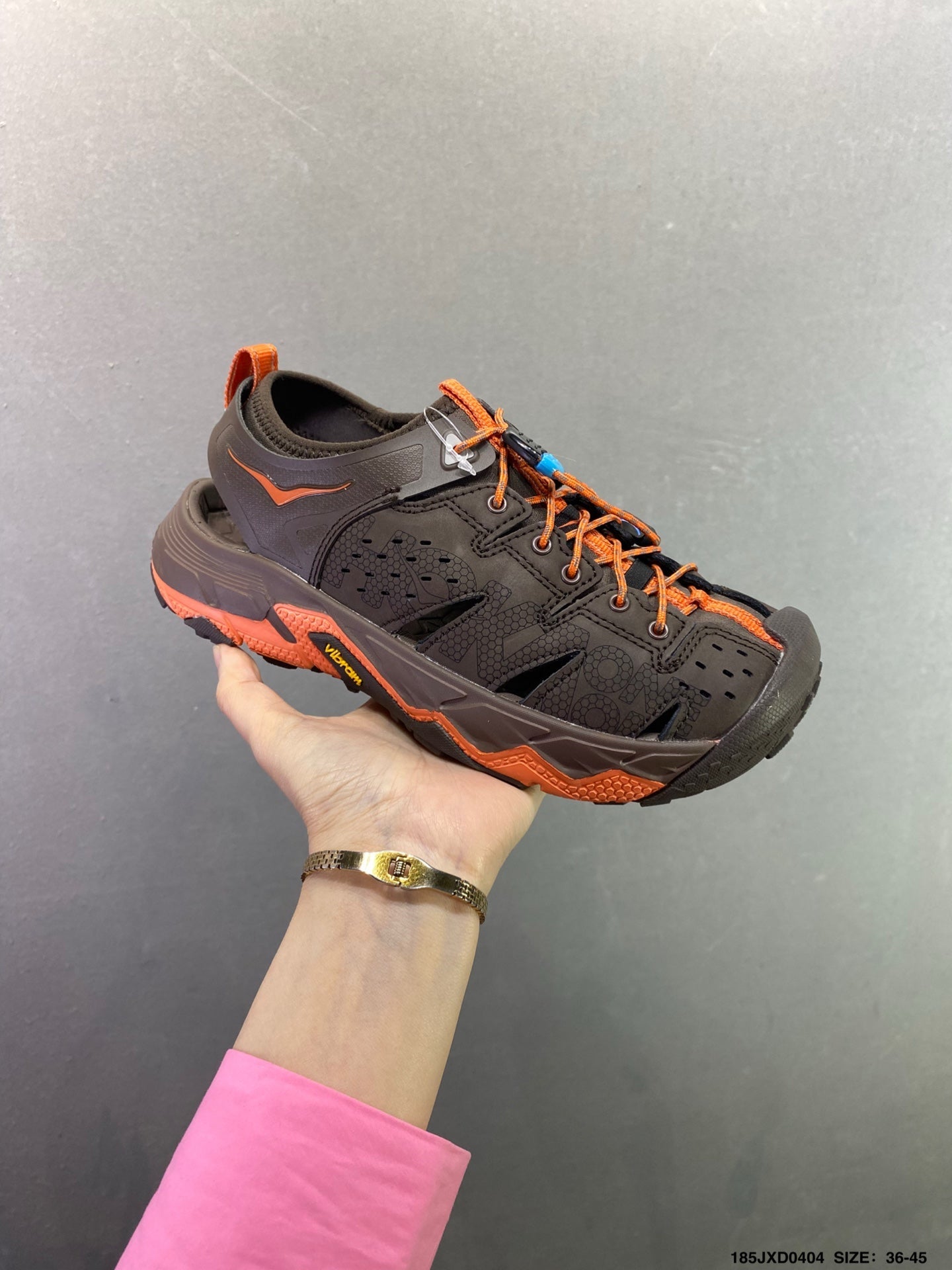 HOKA ONE ONE VIBRAM TOR TRAFA Comfortable, Non-Slip, Breathable Outdoor Trail Running Shoes--1016311-2