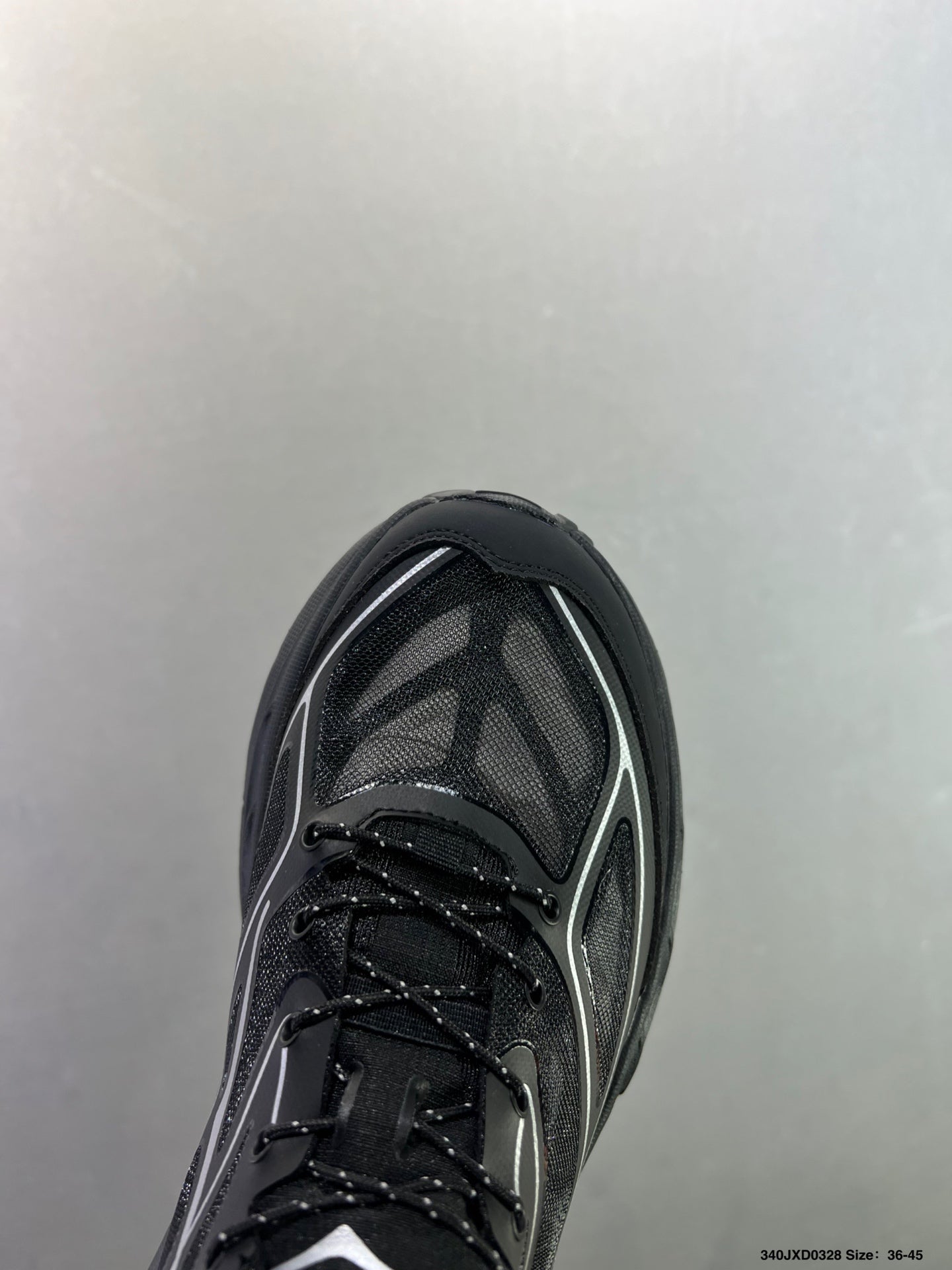 HOKA ONE ONE Stinson 7 Low-Top Professional Trail Running Shoes-Black-11415313633