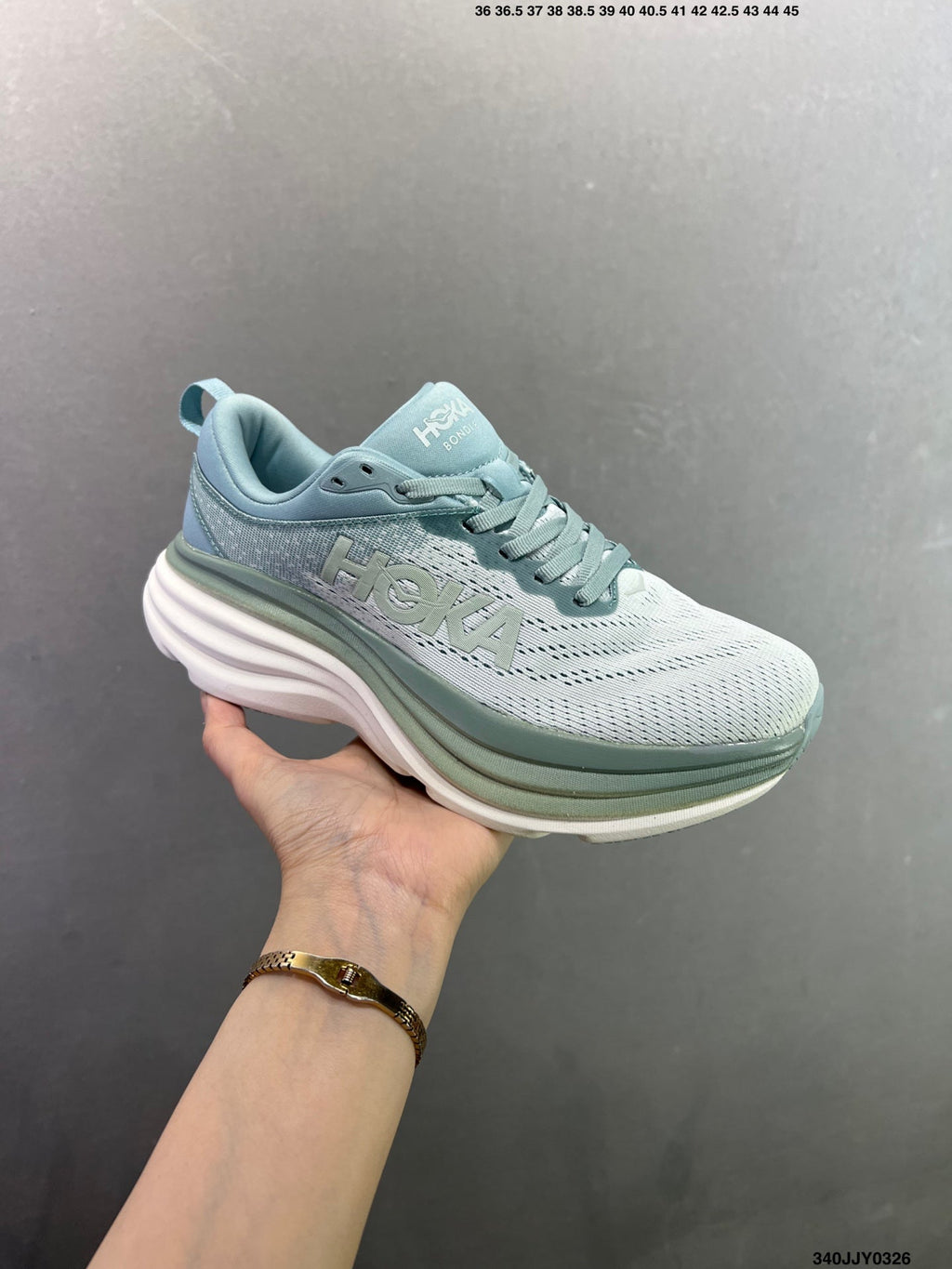 HOKA ONE ONE Bondi 8 Low Thick Sole Lightweight Casual Running Shoes --1127953 -1