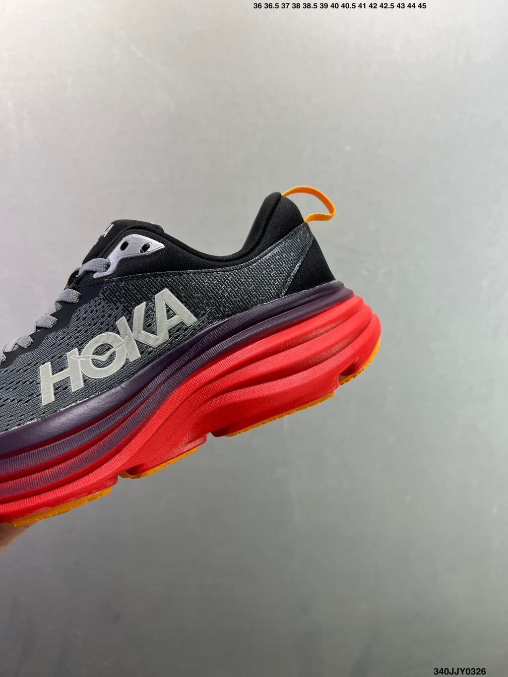 HOKA ONE ONE Bondi 8 Low Thick Sole Lightweight Casual Running Shoes --1127953 -2
