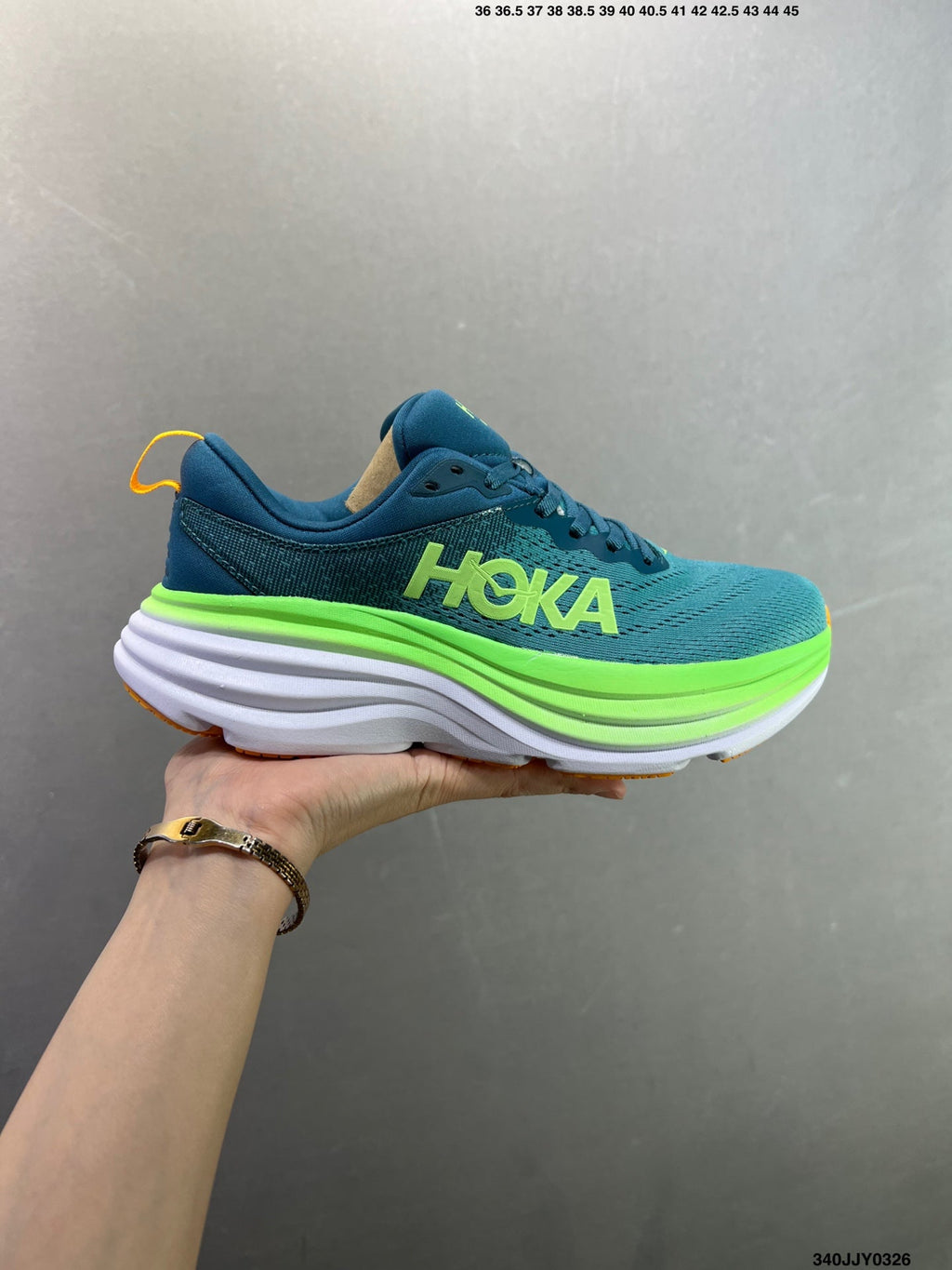 HOKA ONE ONE Bondi 8 Low Thick Sole Lightweight Casual Running Shoes --1127953 -3