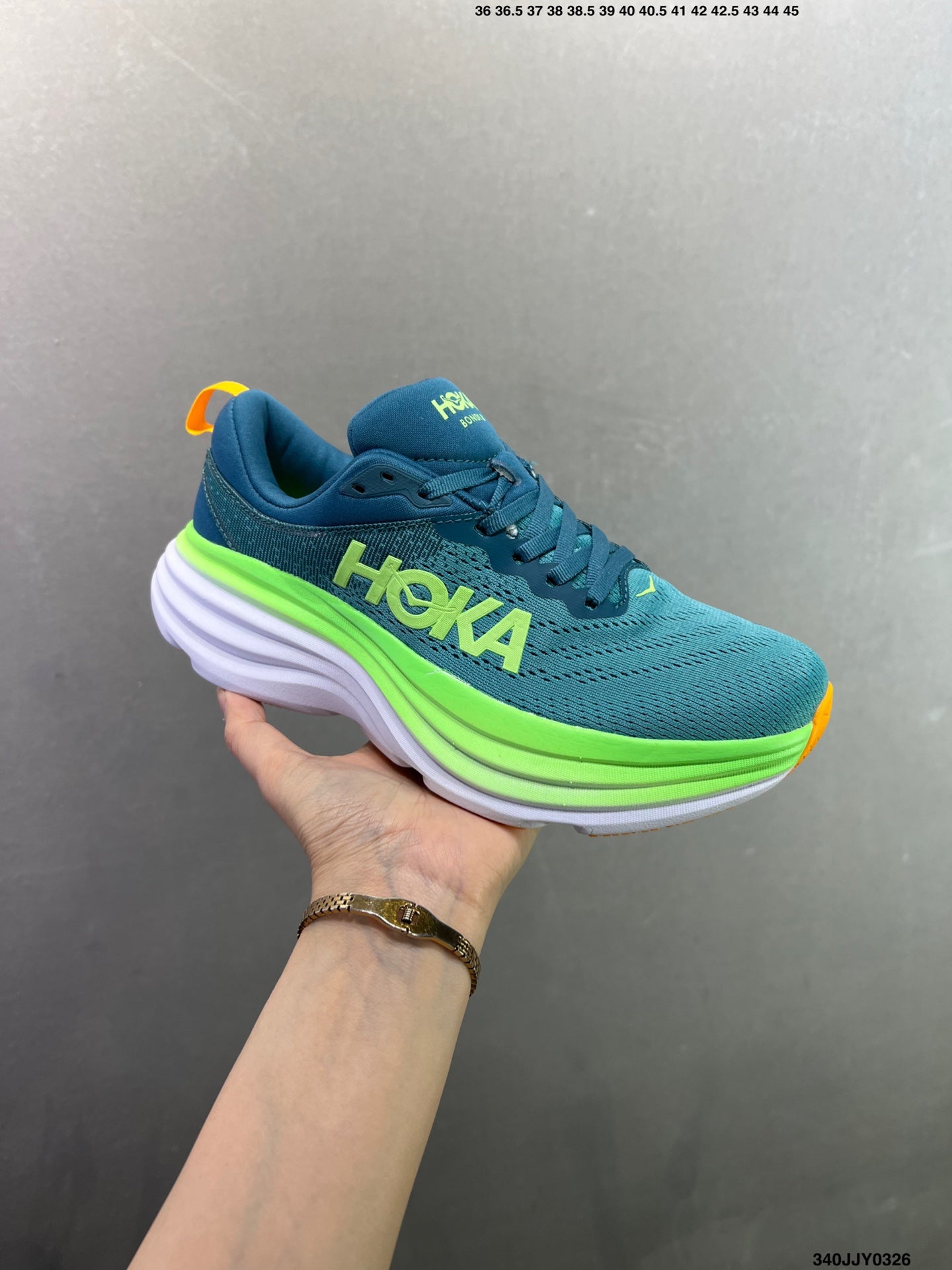 HOKA ONE ONE Bondi 8 Low Thick Sole Lightweight Casual Running Shoes --1127953 -3