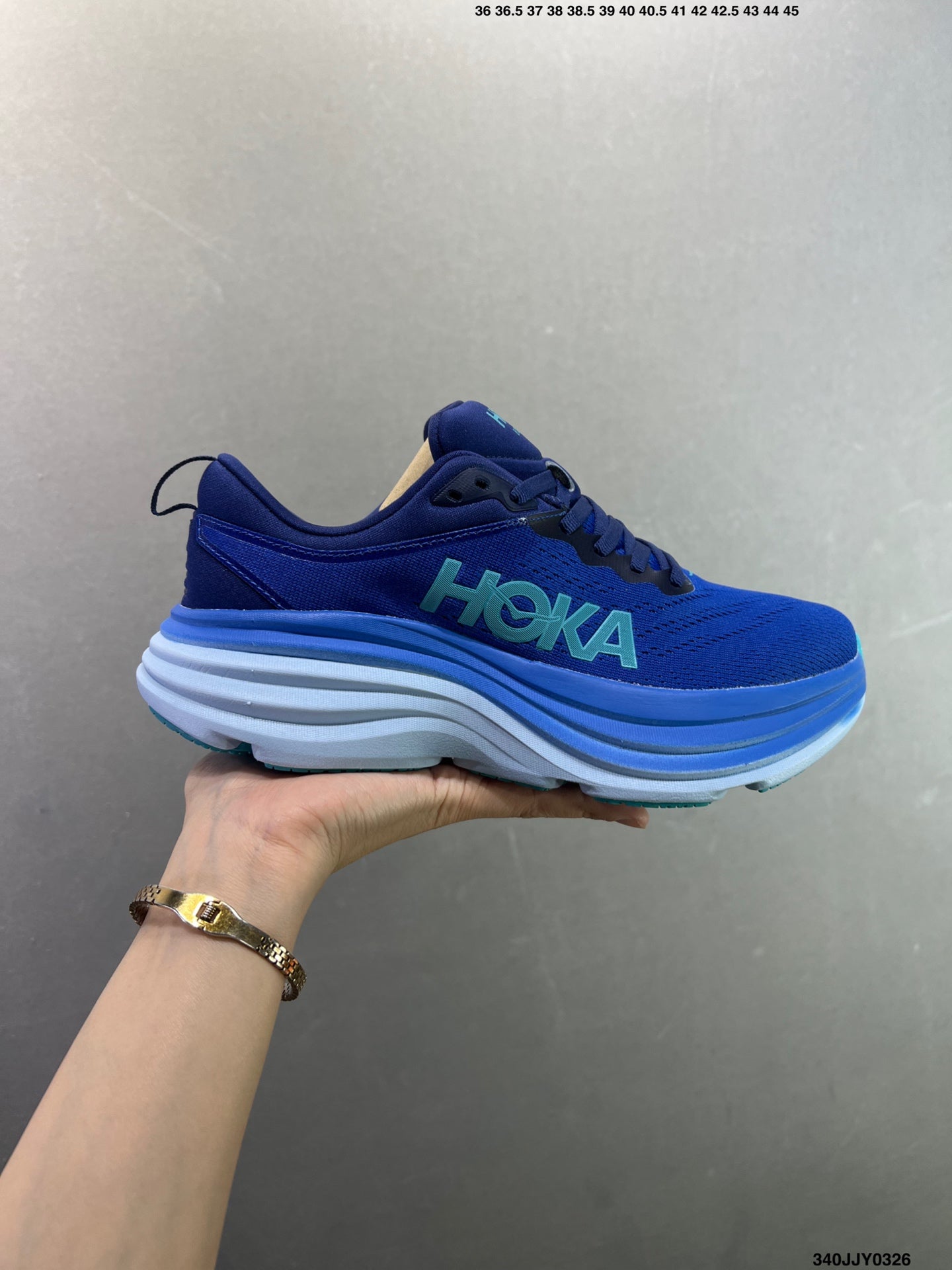 HOKA ONE ONE Bondi 8 Low Thick Sole Lightweight Casual Running Shoes --1127953 -4