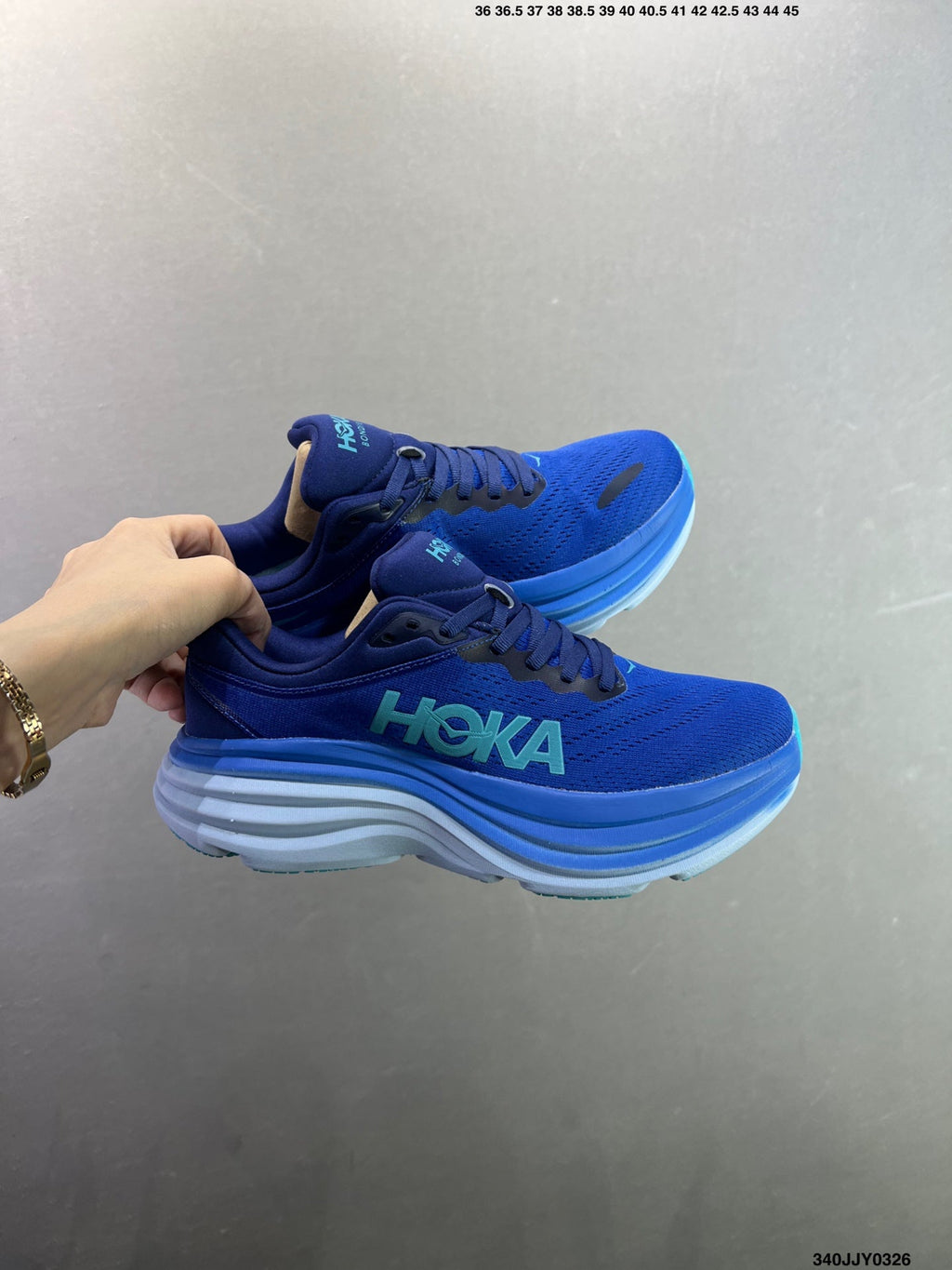 HOKA ONE ONE Bondi 8 Low Thick Sole Lightweight Casual Running Shoes --1127953 -4